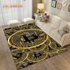Bitcoin Carpet Bedroom Bedside Decor Rug Bitcoin 3d Floor Mat Large Cartoon Area Rug Living Room Creative Bitcoin Non-slip Mat