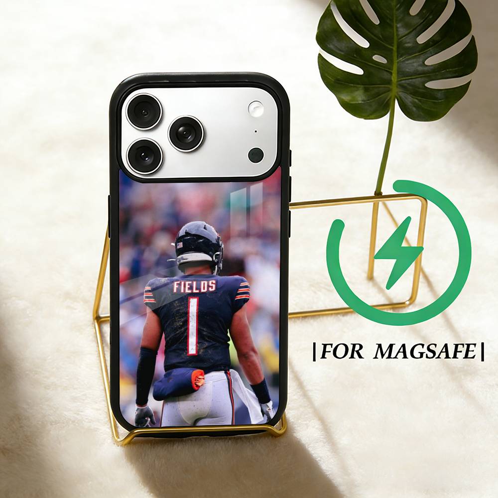 

J-Justin Fields 1 Wallpaper Phone Case For iPhone 17,16,15,14,13,12,Plus,Pro,Max For Magsafe Magnetic Wireless Charge iPhone13