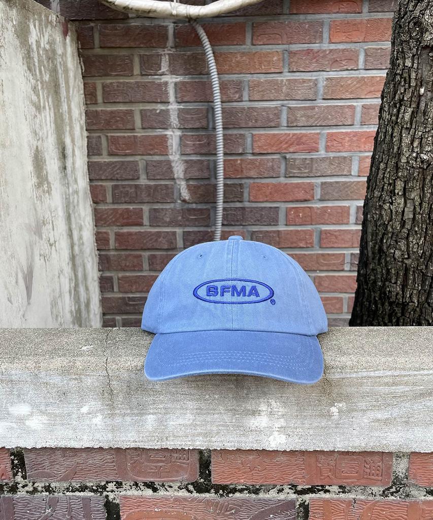 Beollunpeulenjeu Bfma Logo Washed Ball Cap Pale Blue