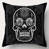 Dekoracja domu Pokrowce na poduszki ze wzorem Zebra, Czaszki i Słonia Pokrowiec na poduszkę ze wzorem Odpowiedni do Sofy, Sypialni, Samochodu Pokrowiec na poduszkę