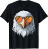 Bald Eagle In Sunglasses Funny Eagle T-Shirt,men&women Unisex T-shirt