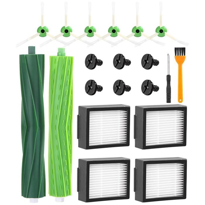 Accessoires de PièCes de Rechange pour Aspirateur IRobot Roomba E&I&J Series, I7+ I3 I3+ I4 I4+ I6 I6+ J7 J7+ I8 I8