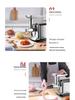 Electric Meat Grinder and Sausage Stuffer - Stainless Steel, Multifunctional, Automatic Filling, Small Commercial Home Use.