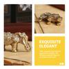 Pure Copper Elephant Statue Brass Decoration Figurines Exquisite Decorations Desktop Small Vintage Adornment