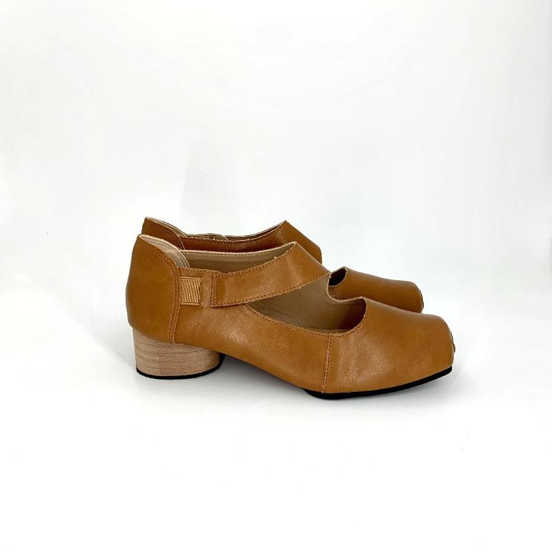 Anti-slip Shoes, Square Toe, Thick Heel, High-heeled Single Shoes for Women