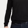 Polo Ralph Lauren Solid Color Pony Embroidered Crew Neck Long Sleeve Sweater Men sweater Black 710684957-008