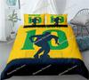 Famous Football Player 3d Bedding Set Football Printed Duvet Cover Set with Pillowcase EuropeAustraliaUSA Twin Queen King Size