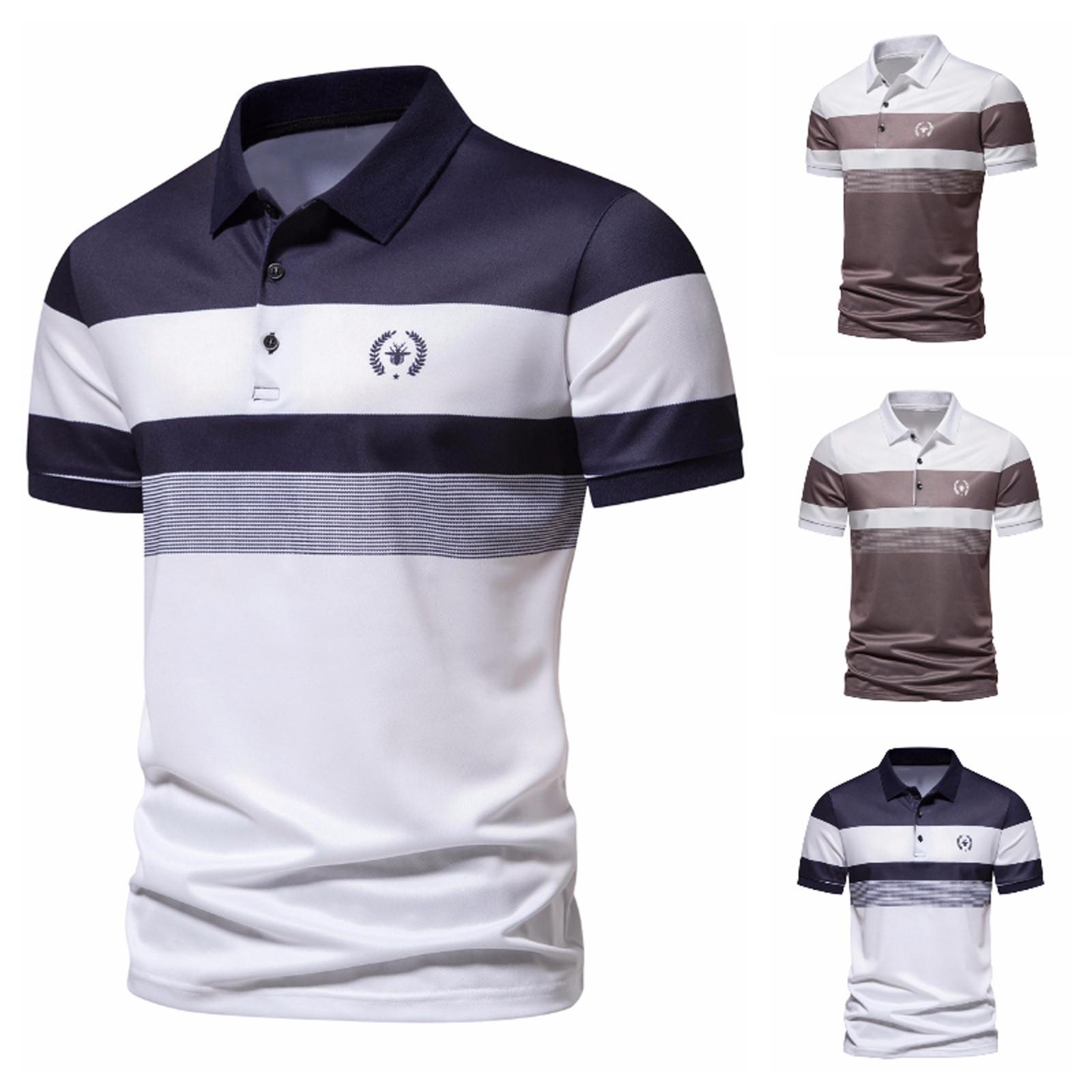 

Мужская футболка с короткими рукавами, модная повседневная футболка соответствующего цвета