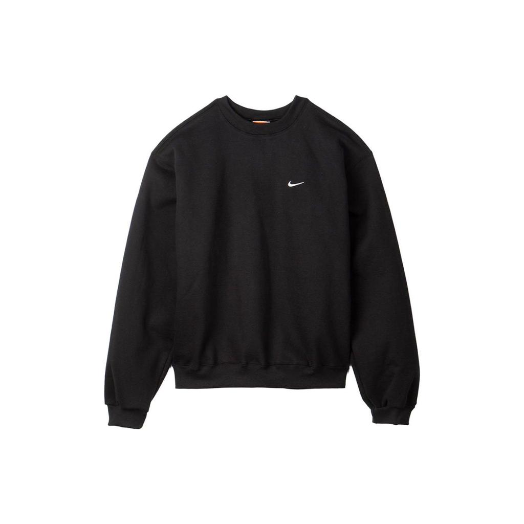 Nike Hanorac cu mânecă lungă, cu imprimeu cu logo, cu decolteu triplu, Hanorac pentru bărbați, negru CQ4004-010