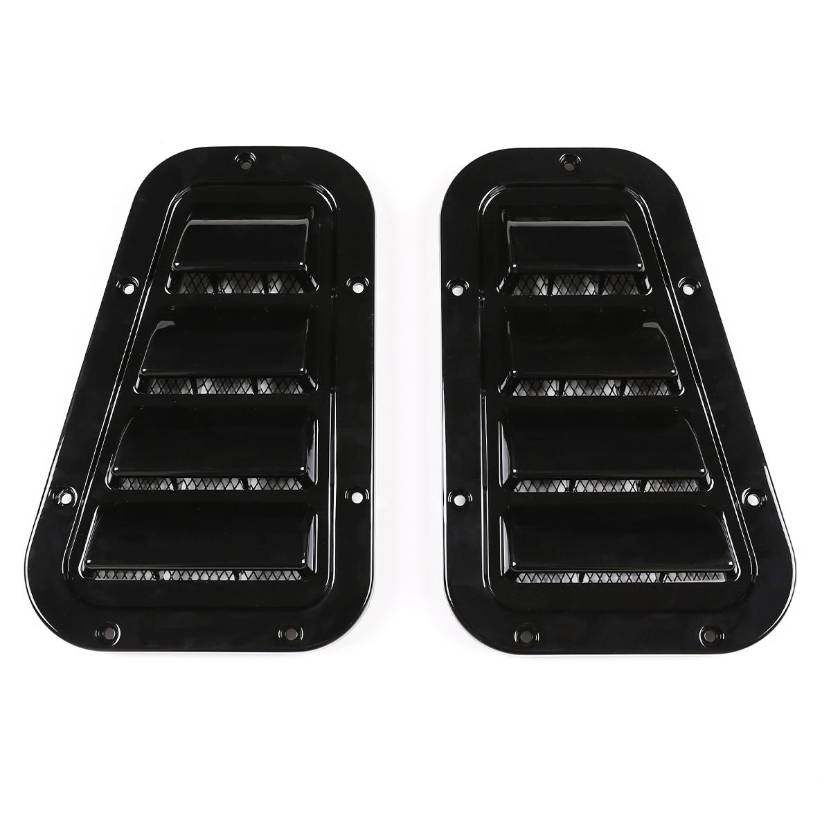 

For Land Rover Defender 90 110 130 2004-2019 Car Front Bonnet Vents Hood side trim cover air flow intake scoop vent snow cover