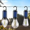 Solar Powered Charging Camping Lamp Atmosphere Lamp Multifunctional Handheld Tungsten Filament Lamp Outdoor Retro Camping