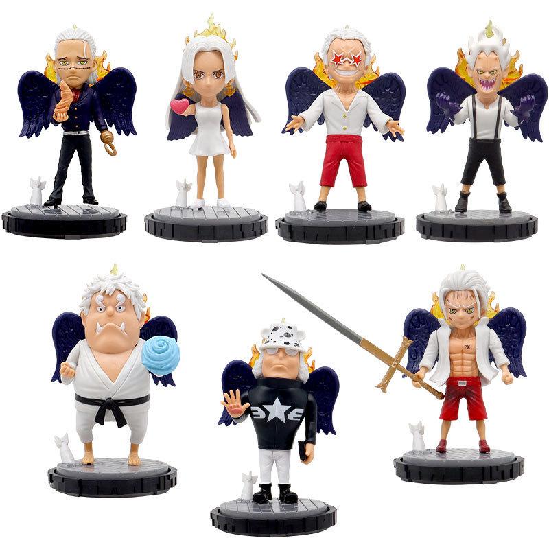 

12.5cm One Piece Oka Shichibukai Seraphim Cute Edition Statue Anime Action Figure Model Swinging Collectible Toy Display Decor 12.5cm