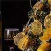 Cross-border LED Wrought Iron Pineapple String Lights for Indoor/Outdoor Festival Party Decoration.