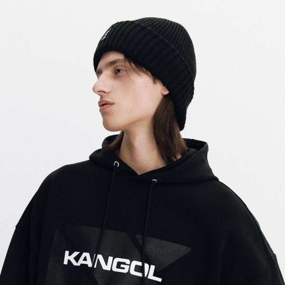KANGOL Шапка из шерсти мериноса Черная 3663 FREE