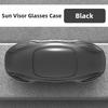 Car Glasses Box Portable Eyeglass Case Sunglasses Holder Driver Co-Pilot Storage Box Eyewear Frame Sunshade Board Car Accessory