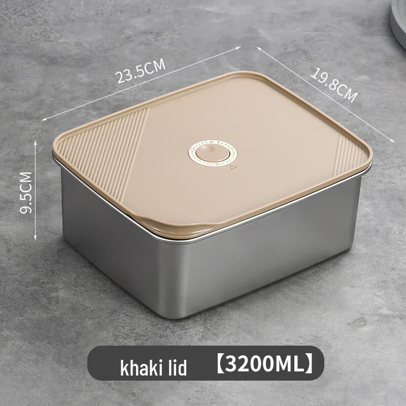 ZISIZ 304 Stainless Steel Food Storage Container