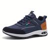 Large Size Men's Shoes New Men's Lace-up Sports Shoes Casual Running Travel Shoes Non-slip and Wear-resistant Air Cushion Shoes