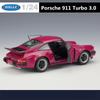 Welly 1/24 1974 Porsche 911 Turbo 3.0 Alliage Modèle de Voiture à l'Échelle Métal Moulé sous Pression Modèle de Voiture Miniature Collection Jouet pour Enfants