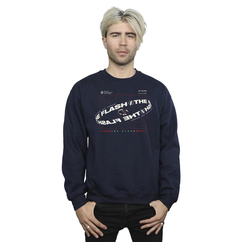 DC Comics Mens The Flash Graph Sweatshirt