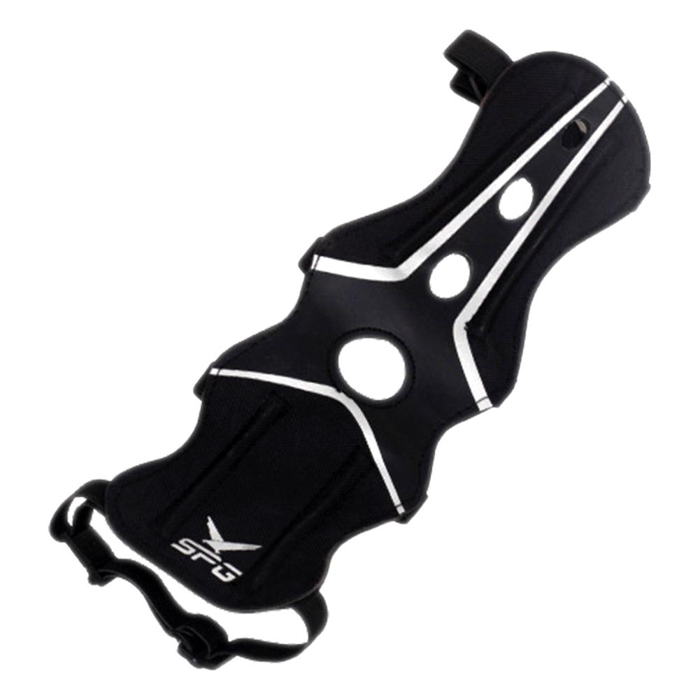 

1pc Archery Arm Guard Soft Nylon Arm Protection Forearm Safe Adjustable For Traditional Recurve Bow Shooting Training Equipment чорний