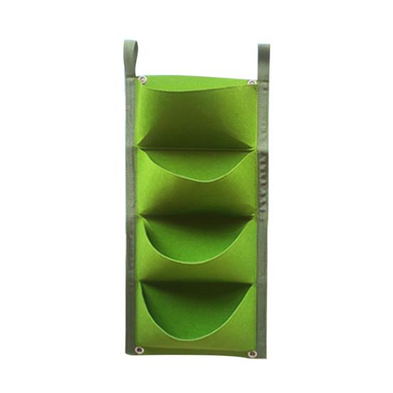 

Мешок для посадки, водонепроницаемая, прочная, несущая, сильно впитывающий войлок, настенная сумка для посадки цветов, садовый декор зелёный