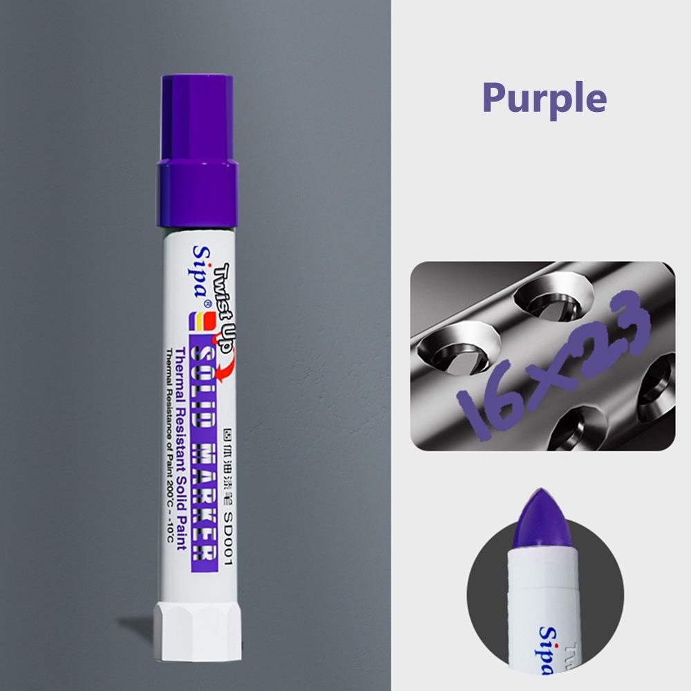 High Temperature Resistant Paint Pen Solid Art Painting Pen Wood Plastic Glass Stone Painting