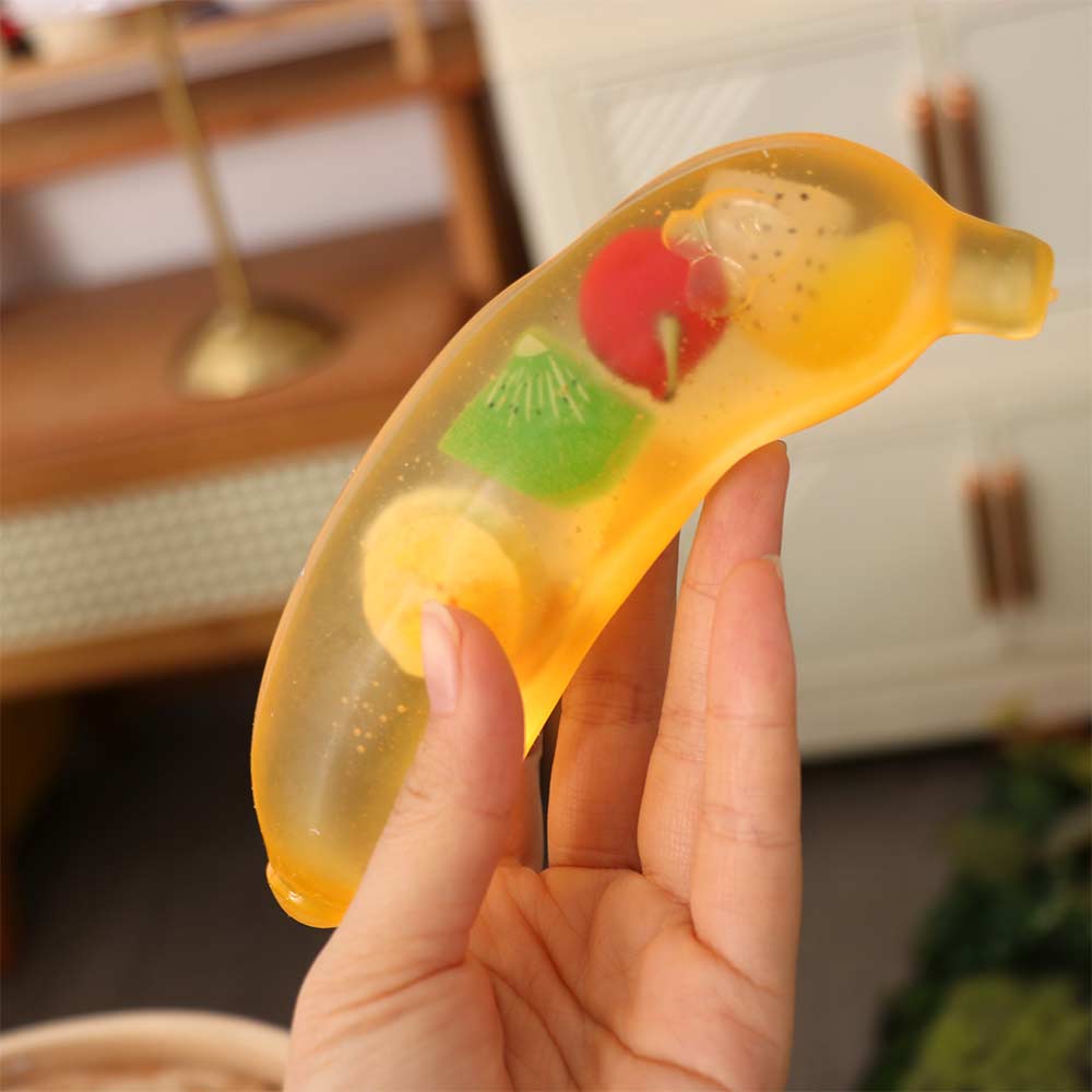 Relax Gift Maltose Banana Squeeze Toy Sensory Slow Rebound Toy Autism Support