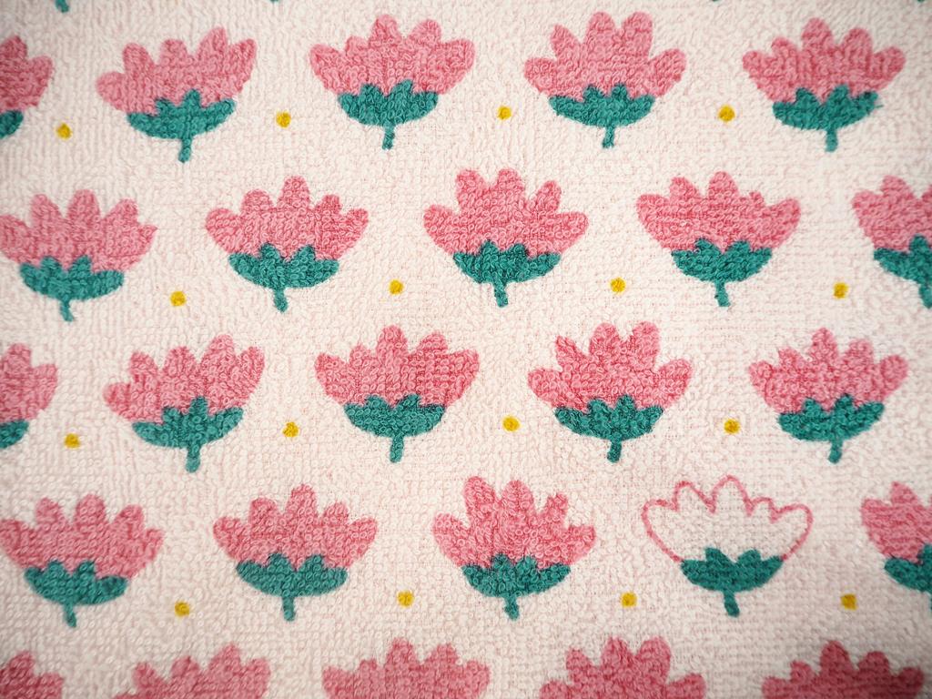 Kosugizen Gesicht Gieriger Druck 5 2 1 Blatt pro 34 x 80 Tolle Handtücher, Handtücher, Blume, Muster, Farben, Handtuch, cm, Dünn, Schnelltrocknend, Wert, 10er-Pack