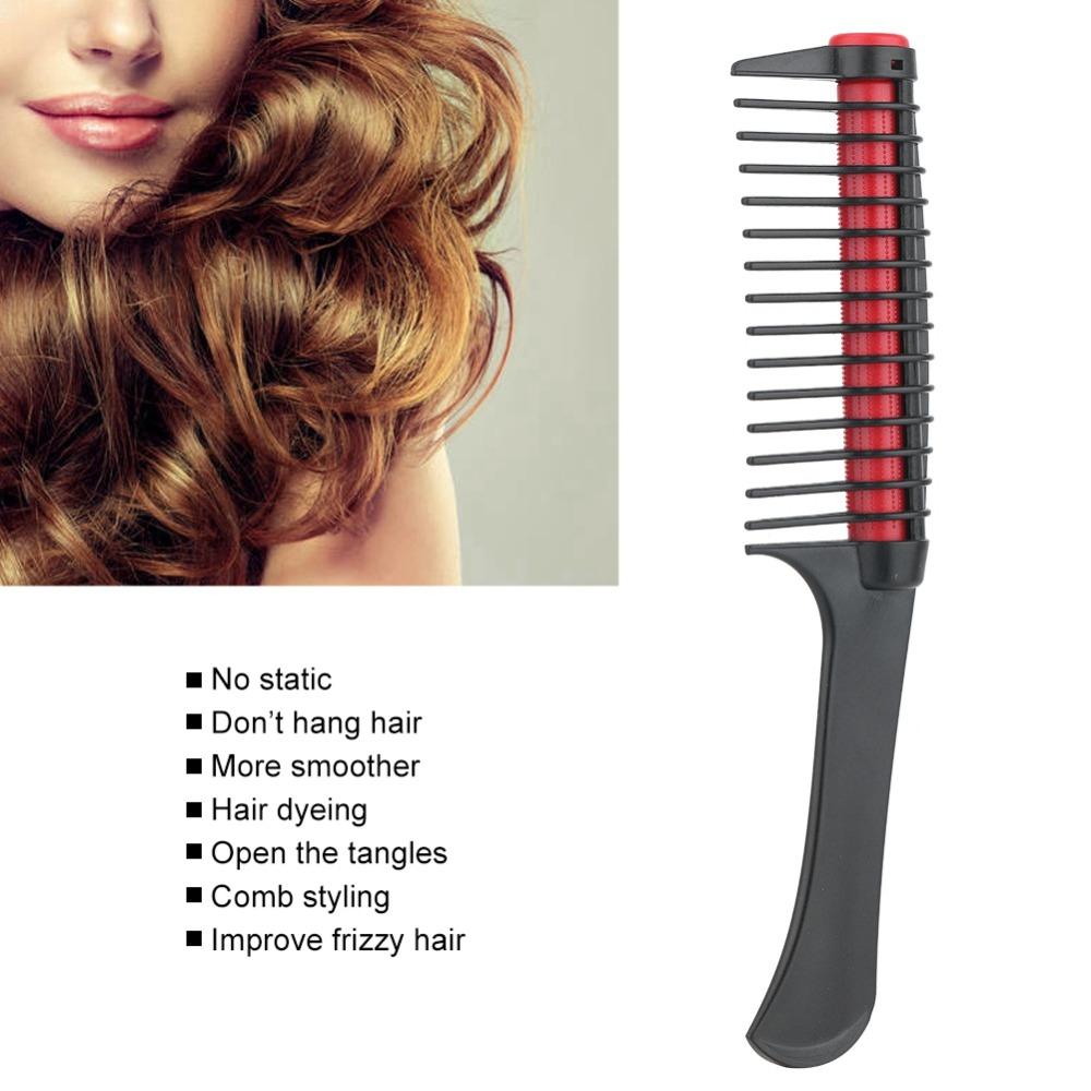 Plastic Roller Hair Comb Multifunctional Hair Dyeing Comb For Home Use