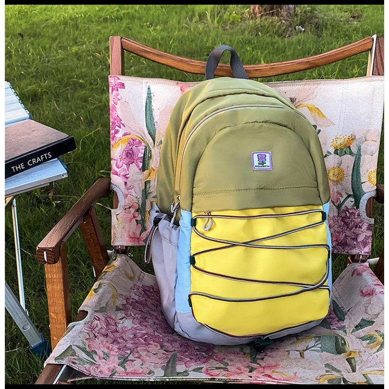 

Школьный рюкзак новый высококачественный свежий и милый контрастный цветной рюкзак для пары легкий дорожный альпинистский рюкзак