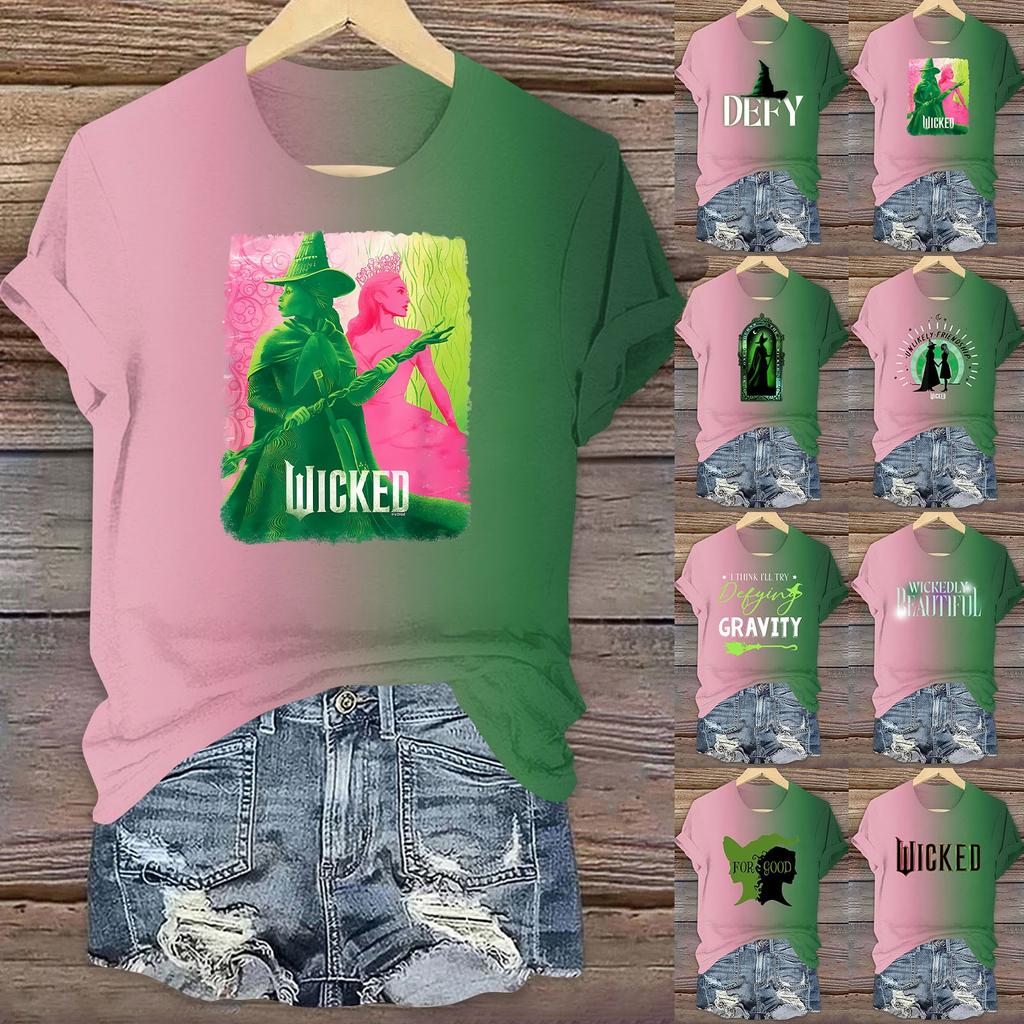 Women's Long Sleeve Round Neck T-Shirts Puff Sleeve Shirts Button Blouses Tops