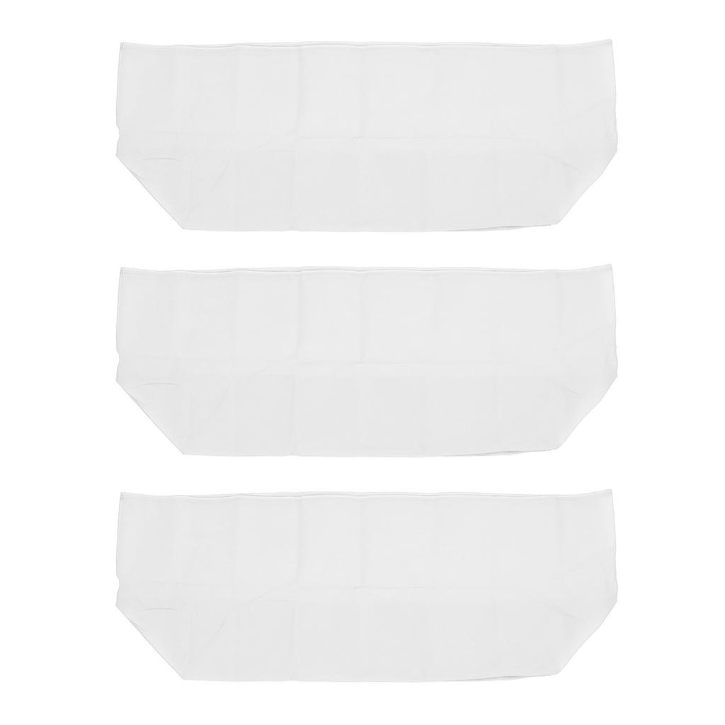 3Pcs Rectangular Plant Protection Cover with Elastic Cord Winter Freeze Proofing Frost Prevention for Planting Box White