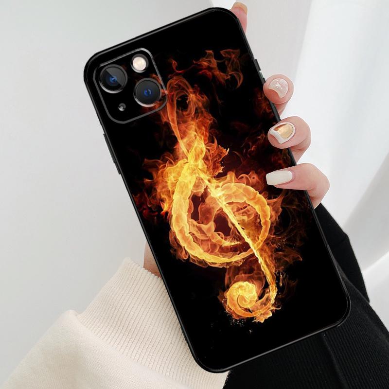 Music Note Musical Treble Clef Phone Case For iPhone 17 Pro Max 14 13 12 11 15 16 Pro Max mini 15 16 Plus 16e 17 Air Cover