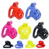 Ergonomic Male Chastity Device with Adjustable Resin Cock Cage Short Bondage Lock for Men BDSM Penis Restraint Fantasy Product