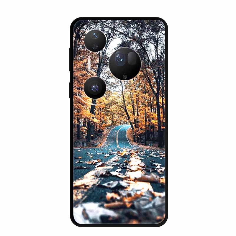 For Huawei Pura 80 Ultra 5G Case Wolf Tiger Lion Cat Black Silicone Soft Phone Case For Huawei Pura80 Ultra Back Cover Case Para