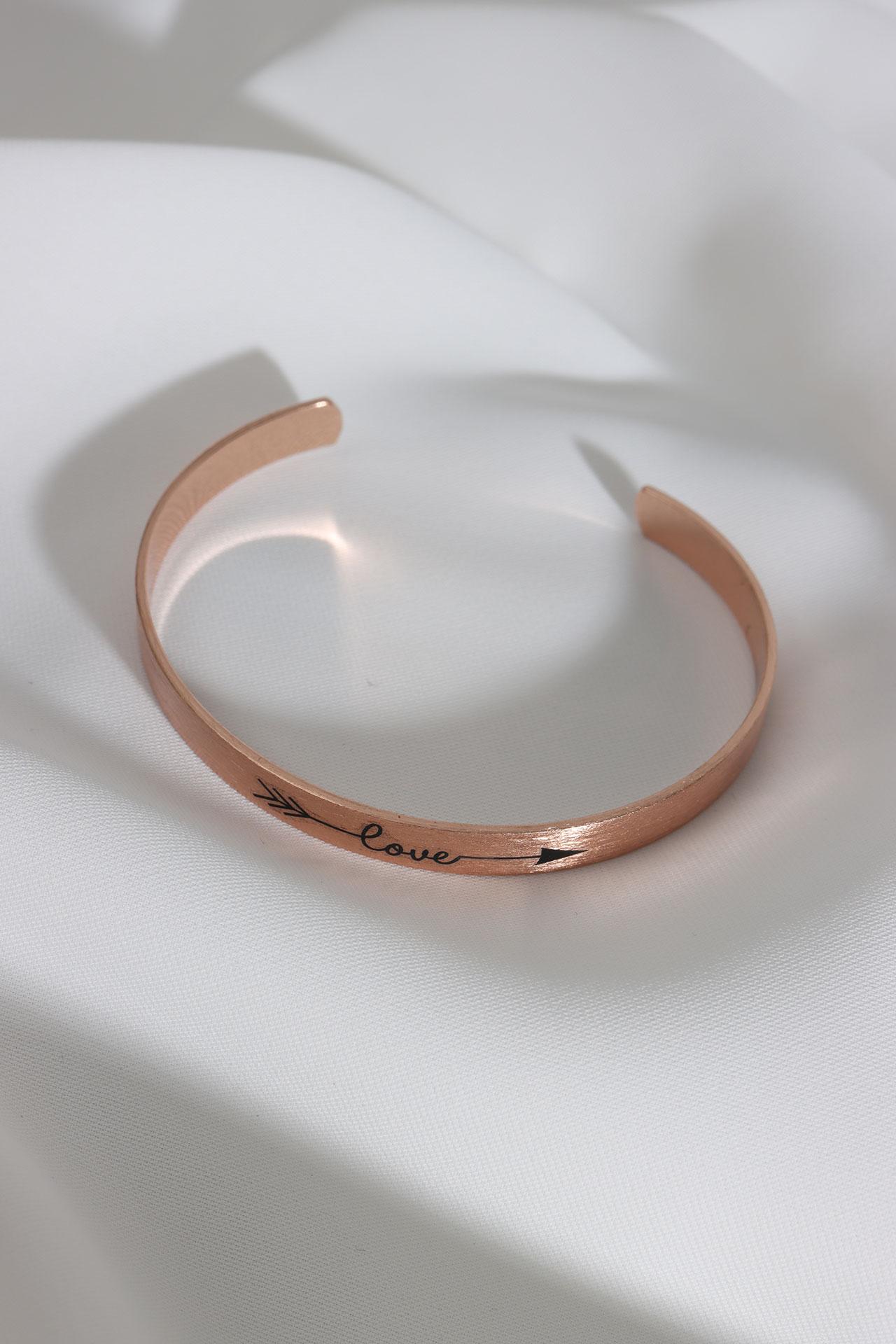 

Браслет Love Written Rose Color Tarnish Vip