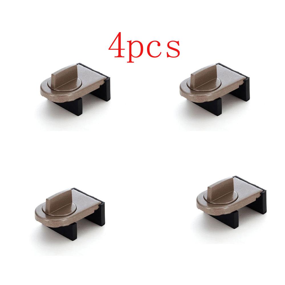 Aluminum Alloy Sliding Door And Window Panel Safety Lock Adjustable Security Door Locks Anti-theft Protection Lock Household Safety Latches