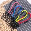 Fluorescent Color Key Chain Metal Clip Buckle Keychains Cell Phone Strap Anti-lost Lanyard Hanging Cord Wrist Strap For Keys