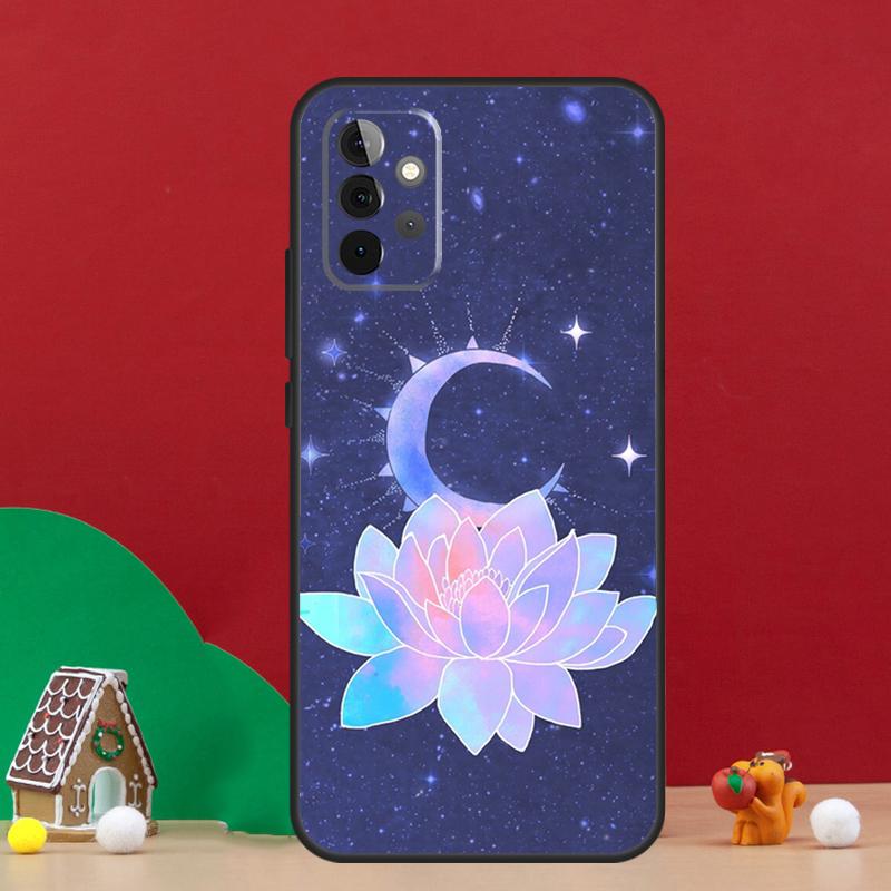 Lotus Flower Case For Samsung Galaxy A56 A33 A13 A36 A23 A52 A32 A12 A54 A34 A14 A16 A53 A15 A35 A55 A17