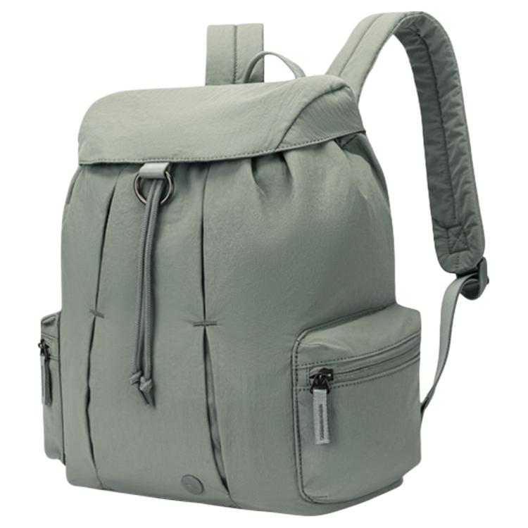 New Anta Nylon Spell PU Backpack Unisex Crab Shell Green 192538157-3