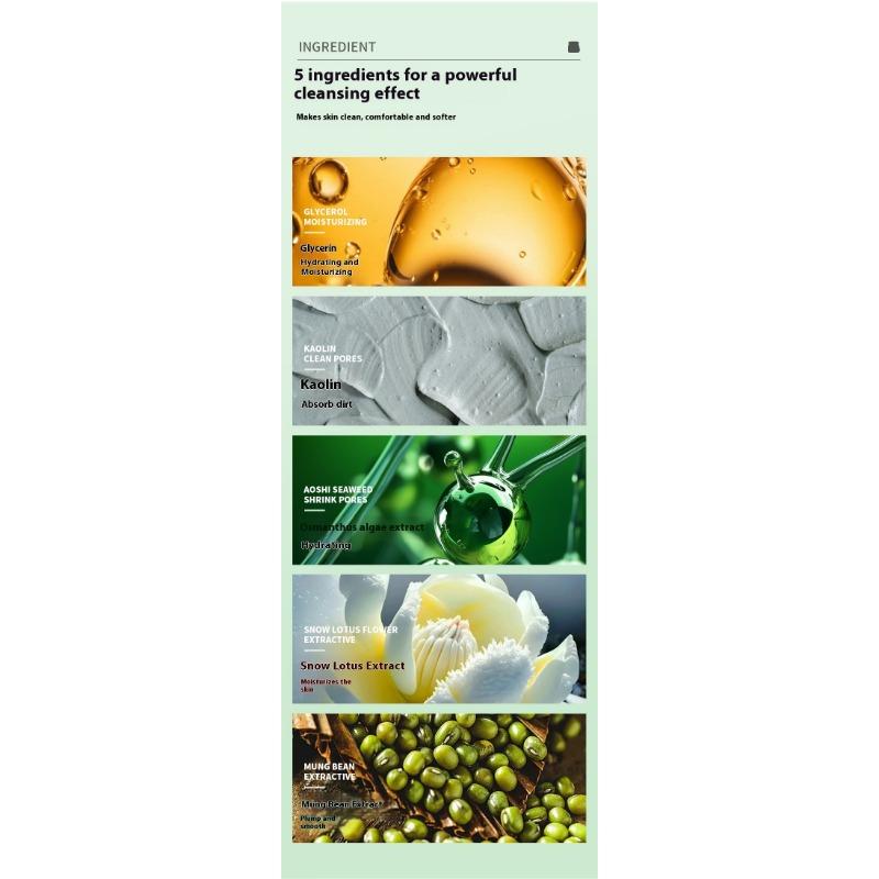 Mungobohnen Schlammmaske Reinigende Schlammmaske Feuchtigkeitsspendend Ausgleichend Mitesser