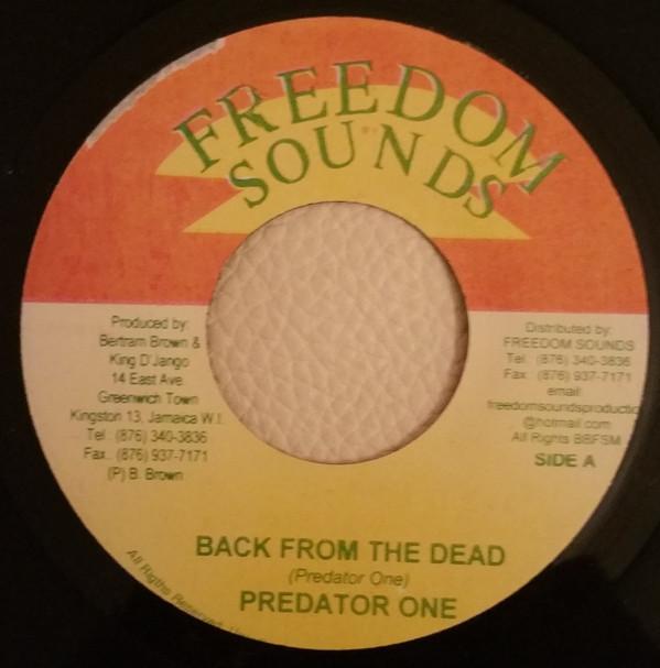 

7inch Record PREDATOR ONE WEATHER MAN Back From The Dead Work Hunting FS001 Freedom Sounds Jamaica Reggae Ska Dub Used