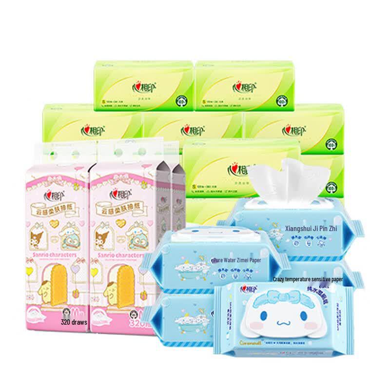 Heart to Heart Tissue & Wet Wipe Combo Pack