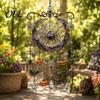Harvest Season Gift for Gardeners Halloween Acrylic Wind Chime Pendant, Crystal Suncatcher Hanging Ornaments, Decorative Unique Seasonal Ornaments