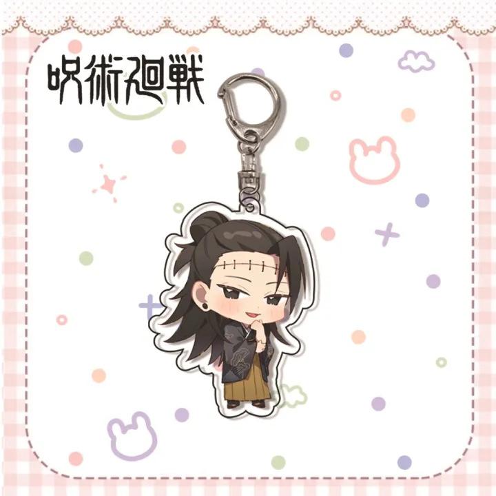 Jujutsu Kaisen Gojo Satoru Itadori Acrylic Keychain 55mm Anime Cosplay Accessory