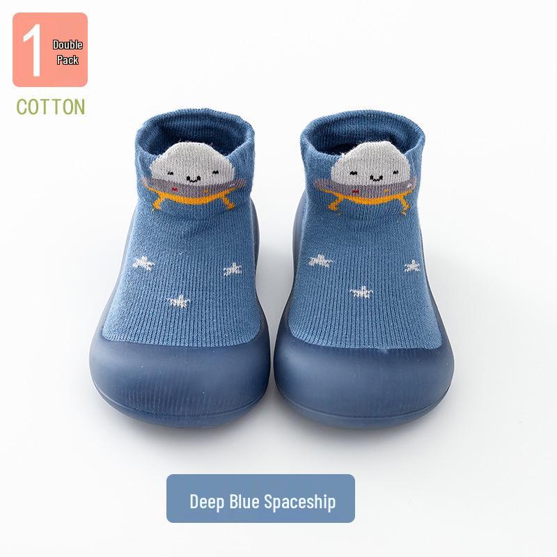

Infant Soft-Soled Non-Slip Socks Shoes - Cold-Proof, Summer to Autumn 18/19 (Recommended: 10.5-11.5cm)