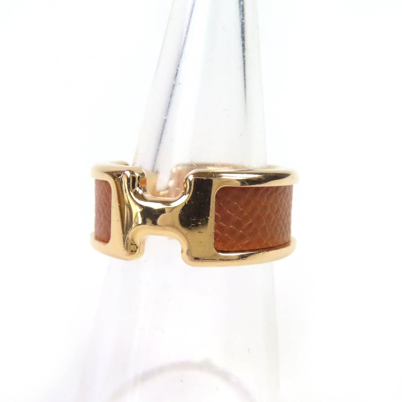 

Excellent HERMES Ring Ring Olympus PM Brown leather Women S Used