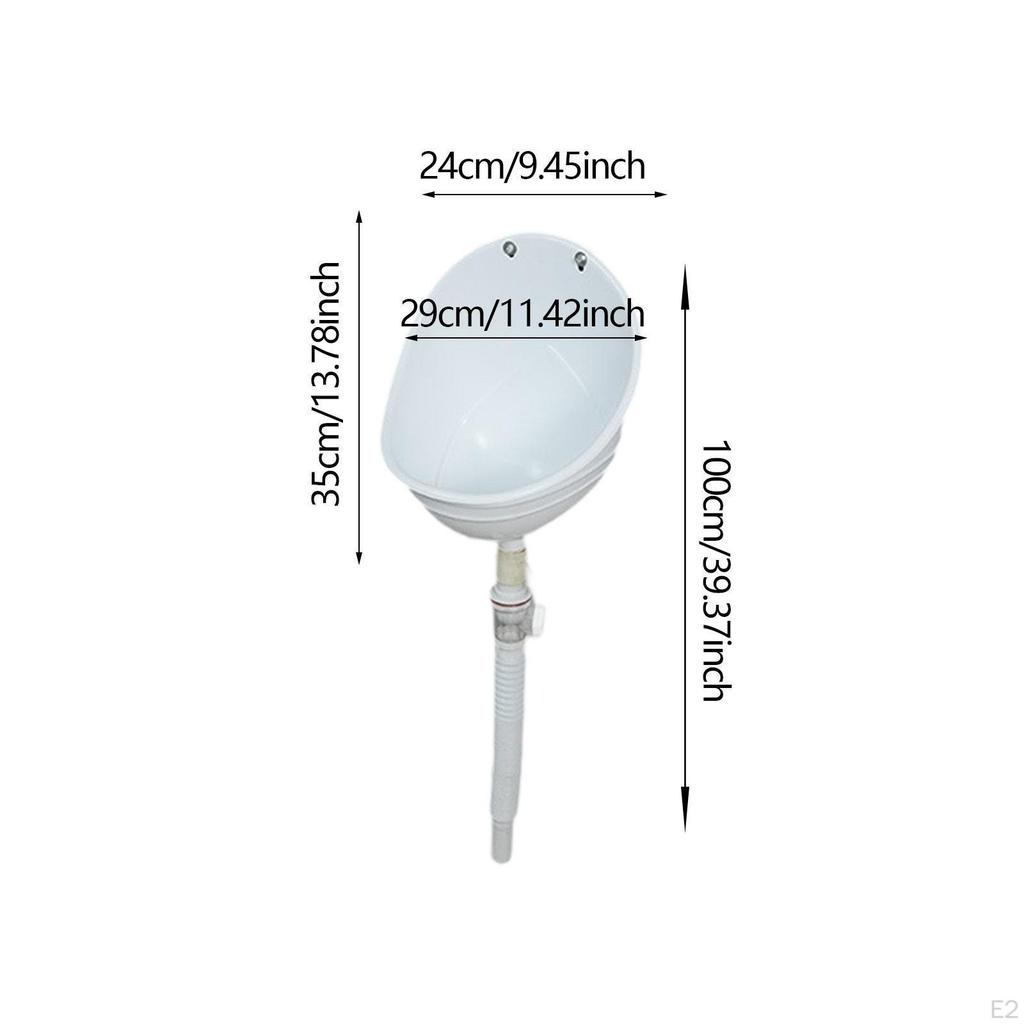 Wall Mount Urinal Children Stand Vertical Bathroom Toilet Urinals High Efficiency Diverter