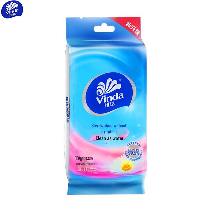 Vinda Daisy Scent Antibacterial Wet Wipes
