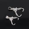 Pingente Clipe de Belisca Argola Conector Fecho Pingente Belisca Metal Fecho Pingente Peças de Joalheria para DIY Colar Fabricação de Joias